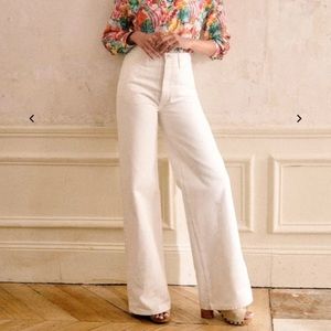 Sézane • Davis Pant in Ecru